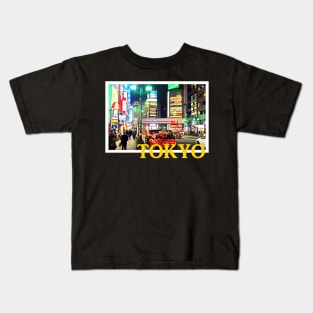 Bright lights of Roppongi Kids T-Shirt